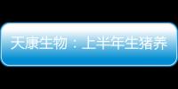 天康生物：上半年生豬養殖業務盈利能力大幅提升