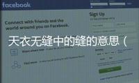 天衣無縫中的縫的意思（天衣無縫的縫的意思）