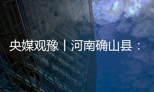 央媒觀豫丨河南確山縣：850萬元現(xiàn)金獎給“真抓實(shí)干”