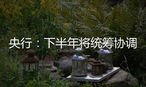 央行：下半年將統籌協調金融支持地方債務風險化解工作