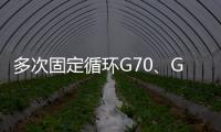 多次固定循環G70、G71、G72、G73、G74、G75