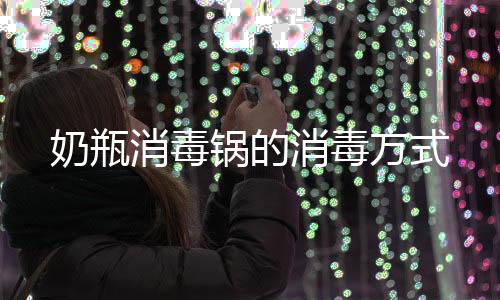 奶瓶消毒鍋的消毒方式