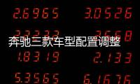奔馳三款車型配置調(diào)整 指導售價保持不變