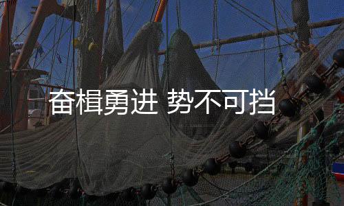 奮楫勇進 勢不可擋