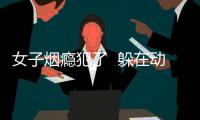 女子煙癮犯了  躲在動車抽煙被拘