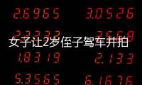 女子讓2歲侄子駕車并拍視頻炫耀 被吊銷駕證