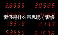 奢侈是什么意思呢（奢侈是什么意思解釋一下）