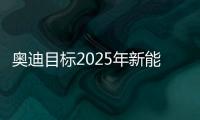 奧迪目標2025年新能源車銷量達80萬輛
