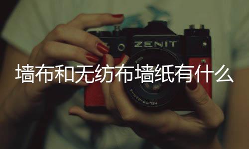 墻布和無紡布墻紙有什么區別