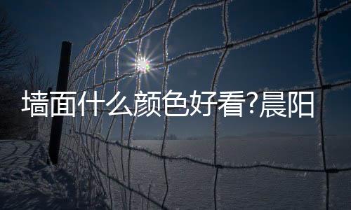 墻面什么顏色好看?晨陽水漆全屋色彩搭配 煙熏藍 春露秋霜 太空漫步