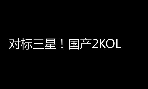 對標三星！國產2KOLED屏幕即將出貨：更護眼