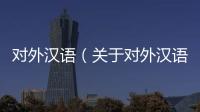 對外漢語（關(guān)于對外漢語的基本情況說明介紹）