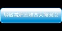 導致減肥困難四大原因以及對應的解決方式