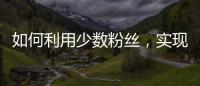 如何利用少數粉絲，實現短時間流量倍增？