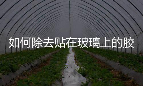 如何除去貼在玻璃上的膠  殘留的玻璃膠要怎么清除,行業資訊