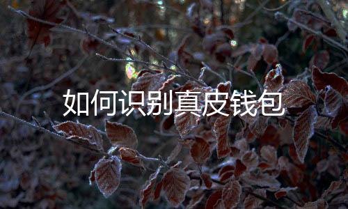 如何識別真皮錢包