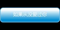 如果從沒愛過你