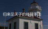 歸來見天子的修辭手法 歸來見天子的修辭手法是什么