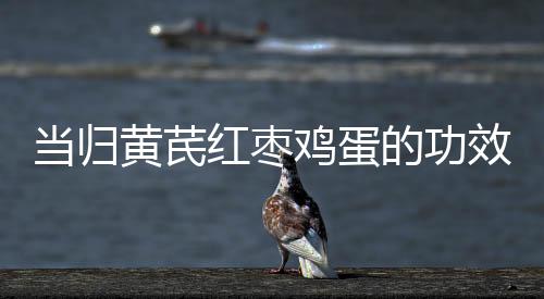 當(dāng)歸黃芪紅棗雞蛋的功效詳解與作用科普