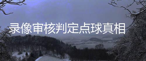 錄像審核判定點球真相 莫拉蒂認定并非假摔