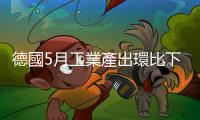 德國5月工業產出環比下降2.5%