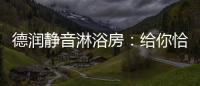德潤靜音淋浴房：給你恰到好處的美