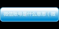 微信賬號是什么意思（微信賬號是什么）
