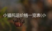 小貓托運(yùn)價(jià)格一覽表(小貓托運(yùn)價(jià)格表2022)