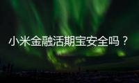 小米金融活期寶安全嗎？詳情詳細介紹！