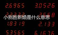 小別勝新婚是什么意思 是多長時間（小別勝新婚）