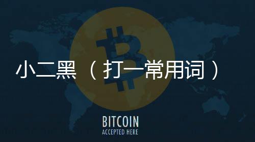 小二黑 (打一常用詞)