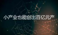 小產業也能創出百億元產值