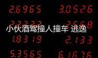小伙酒駕撞人撞車 逃逸時再撞死一行人