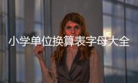 小學(xué)單位換算表字母大全（小學(xué)單位換算表）