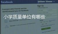 小學質量單位有哪些  小學質量單位有些什么