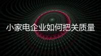 小家電企業(yè)如何把關(guān)質(zhì)量?消費(fèi)者如何選小家電?