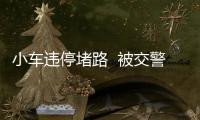 小車違停堵路  被交警和居民徒手抬走