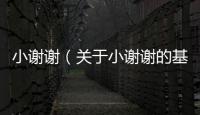 小謝謝（關于小謝謝的基本情況說明介紹）