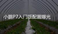 小鵬P7入門版配置曝光 起售價下調3萬
