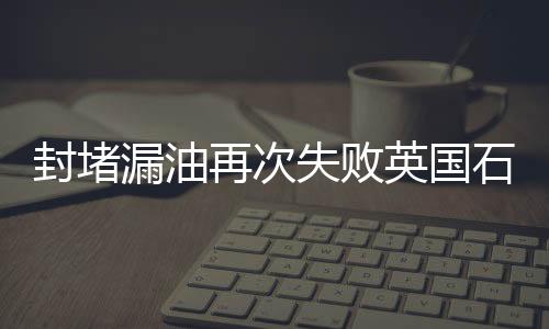 封堵漏油再次失敗英國石油股價暴跌