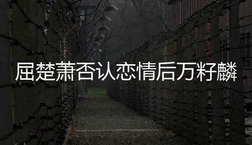 屈楚蕭否認戀情后萬籽麟發文：剛剛得知被分手了