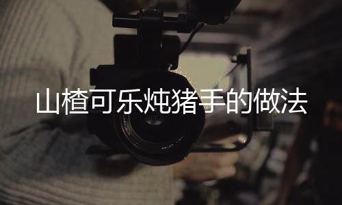 山楂可樂燉豬手的做法
