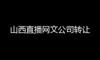 山西直播網(wǎng)文公司轉(zhuǎn)讓