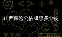 山西保險公估牌照多少錢