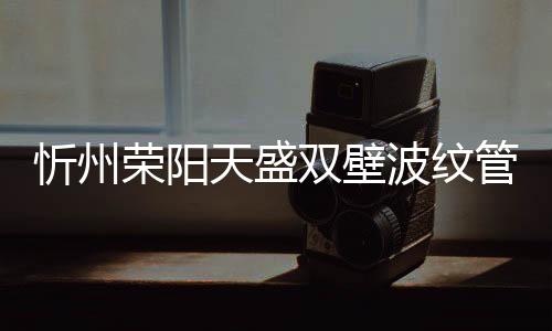 忻州榮陽(yáng)天盛雙壁波紋管質(zhì)量好、壽命長(zhǎng)