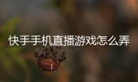 快手手機(jī)直播游戲怎么弄得（快手手機(jī)直播游戲）
