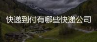 快遞到付有哪些快遞公司（快遞到付）