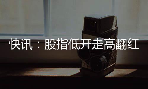 快訊：股指低開走高翻紅 機械水泥有色領漲