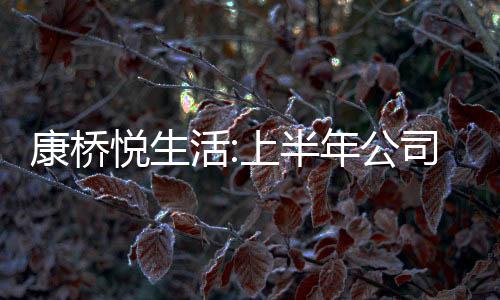 康橋悅生活:上半年公司擁有人應(yīng)占利潤約4950萬元