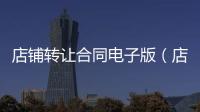 店鋪轉讓合同電子版（店鋪轉讓合同）
